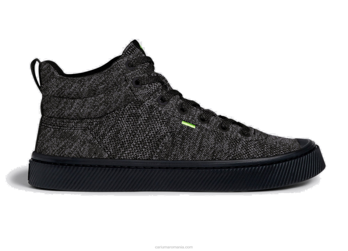 bărbați Cariuma tricot negru de piatră TFHJ187