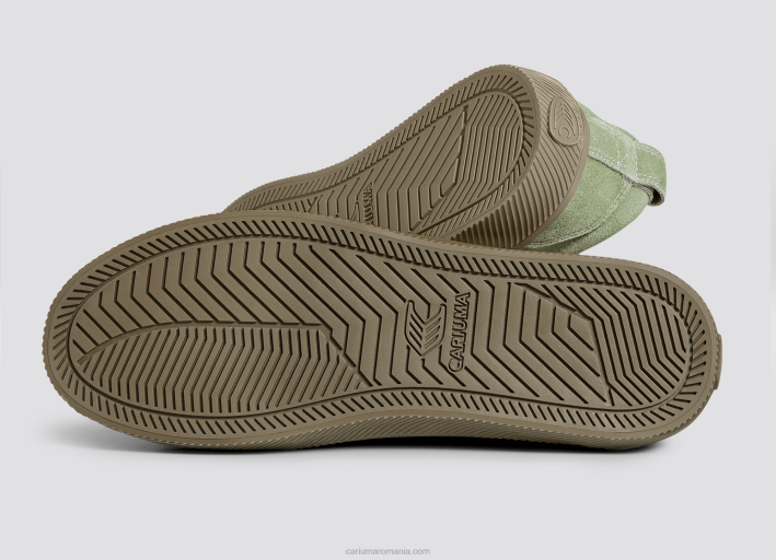 bărbați Cariuma deus ex machina piele intoarsa verde ulei TFHJ27