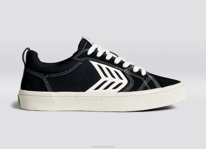 bărbați Cariuma picior drept (un singur pantof) - contrast negru/fildeș TFHJ156