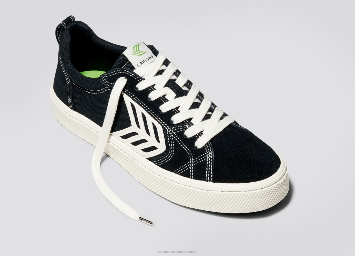 bărbați Cariuma picior drept (un singur pantof) - contrast negru/fildeș TFHJ156