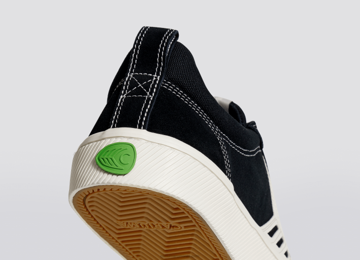 bărbați Cariuma picior drept (un singur pantof) - contrast negru/fildeș TFHJ156