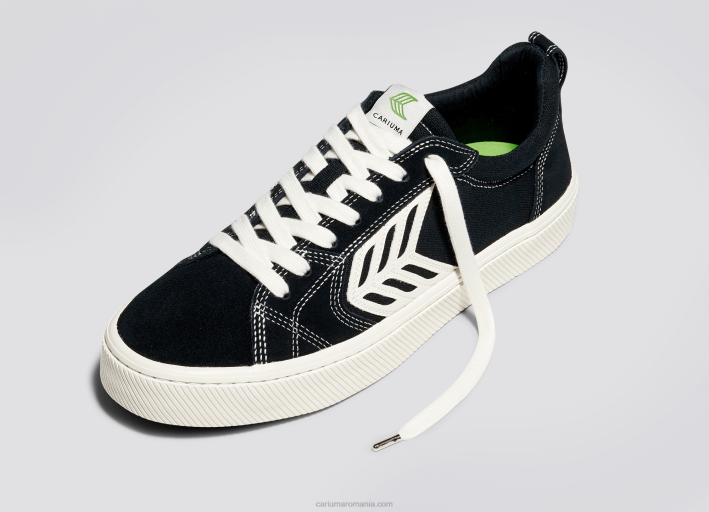 femei Cariuma picior stâng (pantof unic)-contrast negru/fildeș TFHJ366